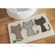 thumbnail image 2 of Cat litter mat, PVC mat, waterproof and non-slip, ideal as a bowl mat for cats, dogs, puppies, 2 of 5