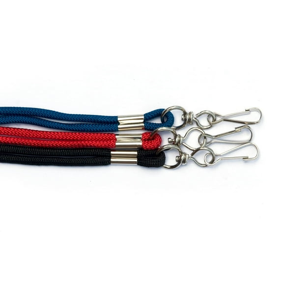 Kemp USA 14" Black Multipurpose Kemp USA Whistle Rope Lanyard