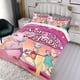 thumbnail image 3 of Angelina Bailarina Conjunto de sábanas temático, trío de piezas, cómodo y amigable con la piel, diseño único, regalo de decoración para el hogar para familiares, amigos y fans, 90 cm * 190 cm, 3 of 6