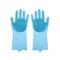 thumbnail image 4 of Guantes de silicona para lavar platos, guantes para tareas domésticas, finos, antideslizantes, anticalor, limpieza de cocina, cepillo mágico, protección laboral, 4 of 5