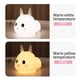 thumbnail image 5 of Luz De Noche Para Niños, Conejito, Lámpara Bonita De Silicona Para Guardería, Luz De Noche Para Bebé, Conejo, Luz De Noche Para Niños De Silicona Bonita Sweethay HA025678-01, 5 of 6