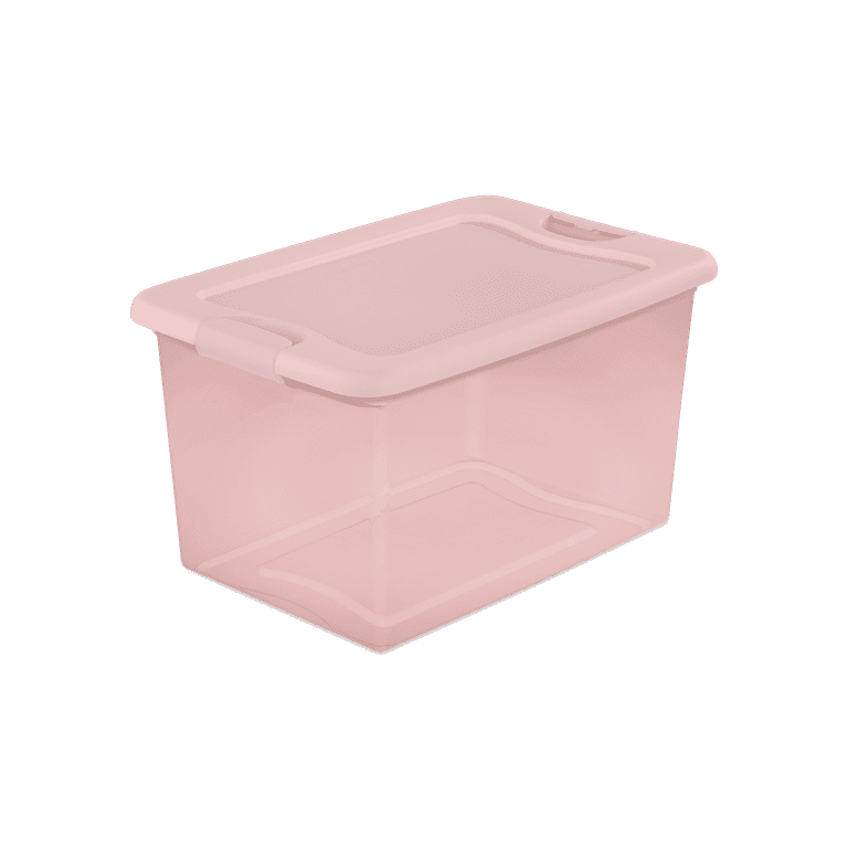 Sterilite 64 qt Latching Plastic Holiday Storage Bin Clear Container, (24 Pack)