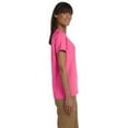 thumbnail image 2 of Gildan Ladies Ultra Cotton 6 oz T-Shirt G200L Safety Pink 3XL, 2 of 3