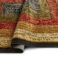 thumbnail image 2 of Home Dynamix Royalty Vega Contemporary Geometric Area Rug, Black/Brown, 7'8"x10'4", 2 of 6