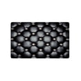 thumbnail image 5 of JML Non-Slip Microfiber & Rubber Doormat - Soft Entryway Rug for Home/Office (24"x36") - Easy Clean Door Mat for Indoor/Outdoor Use, Black & Gold Plaid, 5 of 5