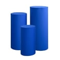 thumbnail image 1 of veasfak 2x Cylinder Base Covers Cylinder Base Stand Cover Decor Cylinder Base Covers for dark blue, 1 of 9