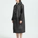 thumbnail image 5 of Capa para mujer, estilo largo, para adultos, para hombres y mujeres, atada a mano, impermeable, con capucha y botones, para exteriores, para padres e hijos, chaqueta informal de manga larga, impermeab, 5 of 6