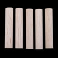 thumbnail image 2 of Rongfmy 5pcs 80mm Wooden Dowel Rods Unfinished Wood Stick For Crafts DIY Modeling, 2 of 9
