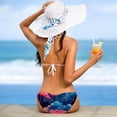 thumbnail image 5 of Starry Sky Flamingo Detachable Sponge Adjustable Strap Bikini Set Two-Pack Swimsuit Women Bikini Sets, 5 of 6