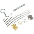 thumbnail image 5 of 126Pcs Hand Twist Drill Home Made Key Ring Pendant Tool Set Kit for Assembly DIY, 5 of 5