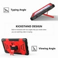 thumbnail image 5 of Dteck for Samsung Galaxy Tab A7 lite Case 8.7 Inch 2021 with Crossbody Strap, 360°Rotating Adjustable Shoulder Hand Strap & Stand Military Grade Shockproof Protective Case, Red, 5 of 8
