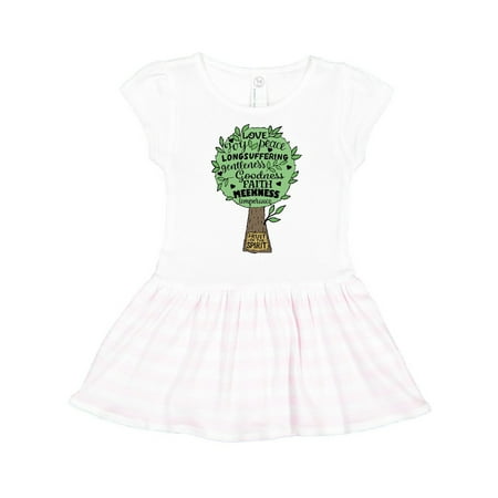 

Inktastic Fruit of the Spirit Bible Quote Gift Toddler Girl Dress