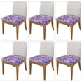 thumbnail image 2 of Balery Pugs and Flowers Stretch Couch Cushion Covers, Individual Sofa Cushion Covers, Soft Chair Sofa Seat Cushion Slipcover with Elastic Bottom Milk Silk-16.9in, 2 of 9