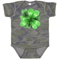 thumbnail image 3 of Inktastic Painted Clover Patch- Shamrocks for St. Patricks Day Boys or Girls Baby Bodysuit, 3 of 5