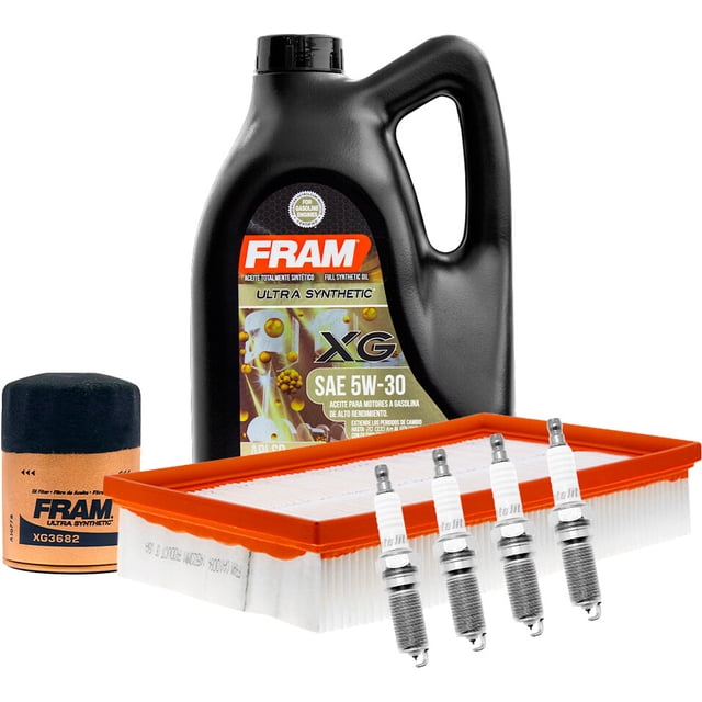 Kit De Afinación Con Aceite 5W30 Sintético, Bujías Iridio, Filtro De Aire Y Filtro Para Aceite Sintético 7 Piezas Compatible con Mercury Milan L4 2.5L DE 2010 A 2011