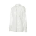 thumbnail image 2 of Sequin Button Down Shirt for Women Juniors Long Sleeve Sparkle Glitter Top Oversized Shimmer Streetwear Blouse, 2 of 9