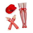 thumbnail image 2 of Sombrero de vaquero navideño con plumas para juegos de rol, fiestas, carnavales y disfraces, 2 of 9