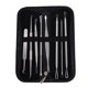 thumbnail image 2 of Kit de herramienta Removedor cabeza negra profesional Extractor manchas espinilla comedon acnecabeza acero inoxidable Herramienta belleza, 2 of 5