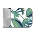 thumbnail image 2 of YFYANG Front Windshield Sun Shade, Tropical Green Foliage Foldable Car Visor for Cars, Trucks, SUVs, Medium, 2 of 9