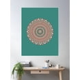 thumbnail image 2 of Mandala Art Poster Wall Art, Modern Wall Decor For Living Room Bedroom, 24x36 UNFRAMED, 2 of 3