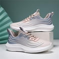 thumbnail image 5 of Women Sneakers Lightweight Breathable Colorful Jogging Shoes Non-slip Casual Walking Shoes, 5 of 15