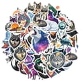 thumbnail image 2 of 35pcs-50pcs Fierce Stickers Wolf Nature Wolf Stickers Lunar Stickers for Guitars Luggage Notebooks, 2 of 9