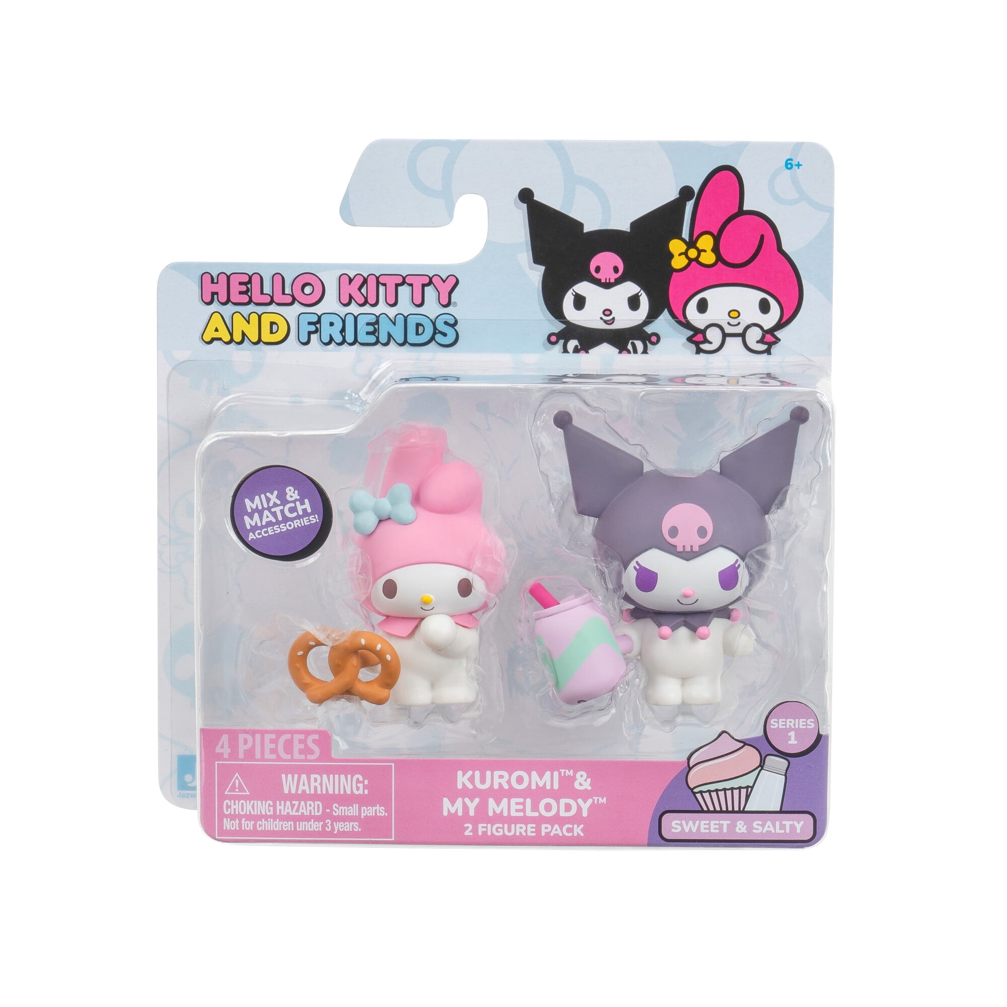 Hello Kitty® and Friends 2 inch Figure Sweet & Salty 2 Figure Pack