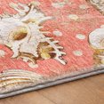 thumbnail image 5 of Addison Rugs Dream Shag Premium Machine Washable Transitional Shells Peach Rectangle Rug, 3' x 5', 5 of 8