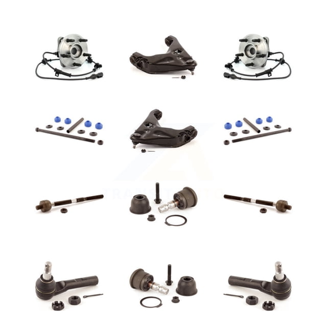 Transit Auto Bras de Commande Inférieur à Roulement de Moyeu avant avec Tige de Liaison Intérieure Supérieure à Rotule (12 Pcs) pour Voiture Ford Ranger Explorer Mazda B4000 Mercury Alpiniste - K7T-110144