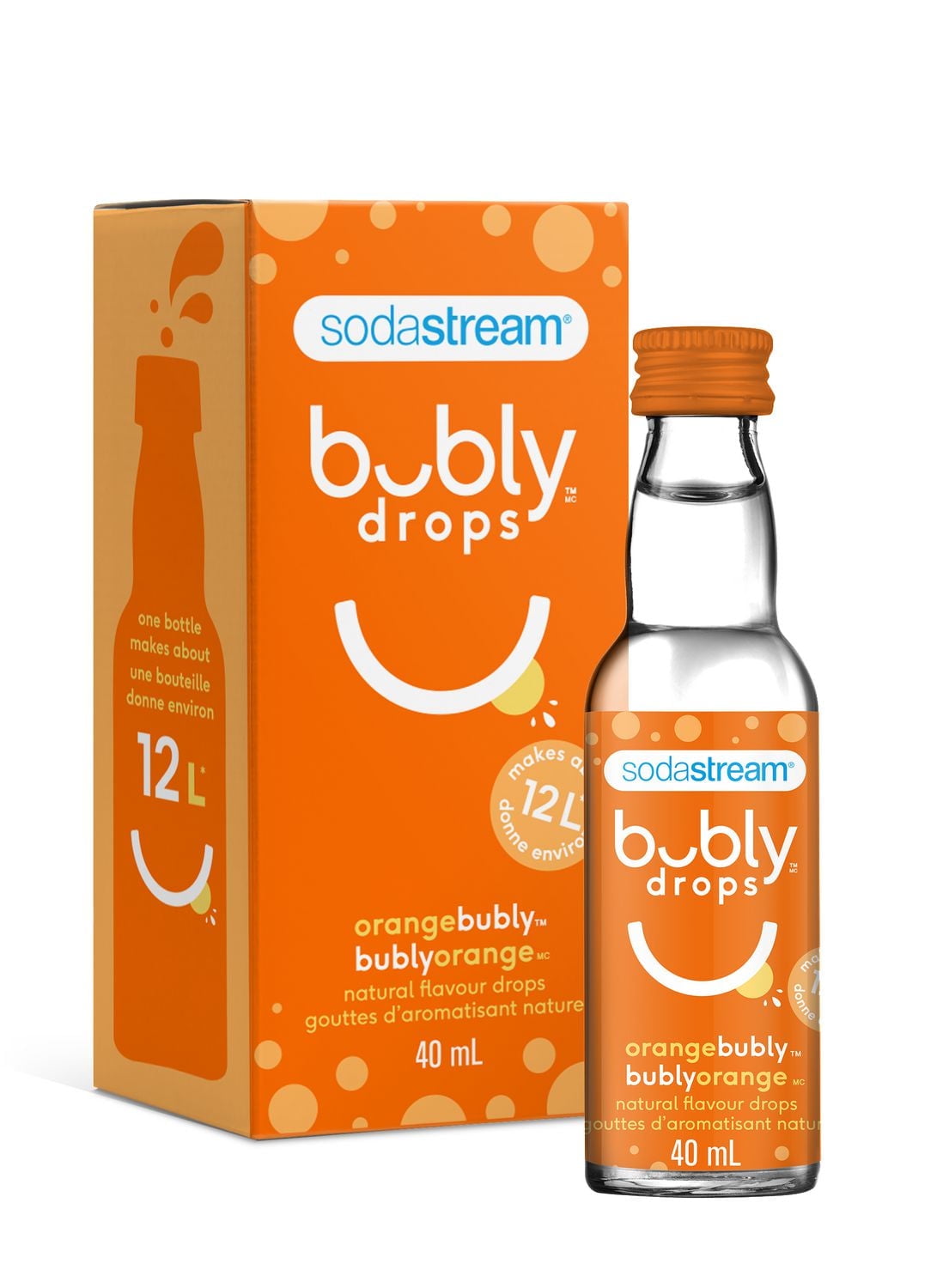 SodaStream pétillant laisse tomber Orange bubly drops ™ de 40 ml