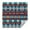 Blue and Orange, variant on Black Geometric Striped Pattern Square Tablecloth,Waterproof Square Table Cover,Wipeable Spillproof Washable Table Cover for Home Kitchen Party Decor 42"X42"(107x107cm)