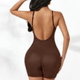 thumbnail image 4 of FNFYFH Waist Trainer Bodysuit for Women Backless Tummy Control Shapewear V Neck Seamless Full Body Shaper, 4 of 7