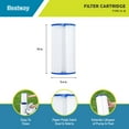 thumbnail image 3 of Bestway Flowclear Type IV or Type B Filter Replacement Cartridge (6 Pack), 3 of 10