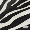 thumbnail image 3 of Creamy Zebra Print Cowhide Rug, 6x7 ft, Genuine Leather, Natural Cowhide for Modern & Rustic Decor, 3 of 6