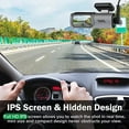 thumbnail image 4 of COFEST 2K Recorder Built-in WiFi GPS Front 10 Megapixel and Rear 720P Dual Dash Camera for Cars， 1.54 Inch Display， 170 Deg Wide Angle Dashboard Camera Recorder Silver, 4 of 8