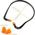 thumbnail image 2 of HAHDAXIA Earplugs for Shooting Range Banded Ear Plugs Band Hearing Bands Lightweight Silicone Earplugs for Construction Work, Sleeping, Concerts, Shooting, Motor Sports Racing, 2 of 7