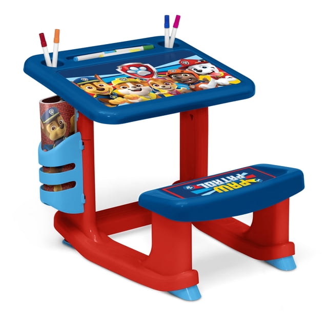 Escritorio Delta Children Paw Patrol para dibujar y jugar con 10 rotuladores