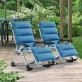 thumbnail image 2 of Slsy 2 Pack Zero Gravity Chair, Adjustable Reclining Lounge Chair with Removable Cushion, Headrest, Cup Holder for Indoor Outdoor, Supports Over 440lbs, 2 of 11