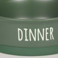 thumbnail image 3 of Pet Bowl - Dinner And Drinks Hunter Green - Medium 6Dx2H SET/2, 3 of 4