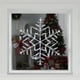 Northlight 18" Blanc LED Éclairé Flocon de Neige Fenêtre Silhouette de Noël – image 3 sur 5