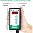 thumbnail image 6 of iPower Digital Heat Mat Thermostat 40-108 Degrees Fahrenheit Warming Pad Temperature Controller for Germination, White, 6 of 7
