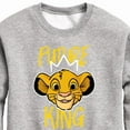 thumbnail image 3 of The Lion King - Future King - Simba - Toddler & Youth Crewneck Fleece Sweatshirt, 3 of 5