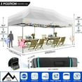 thumbnail image 4 of COBIZI 10x20ft Pop up Canopy, Heavy Duty Party Canopy Waterproof Commercial for Outdoor,White, 4 of 7