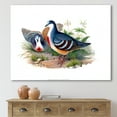 thumbnail image 2 of Designart ' Ancient Birds In The Wild IV ' Traditional Canvas Wall Art Print, 2 of 4
