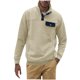 thumbnail image 1 of Blusa y camisa de manga larga con cuello alto para hombre, sudaderas casuales de moda con capucha, jersey de color liso, sudadera de manga larga, blusa de algodón y poliéster para hombre, 1 of 5