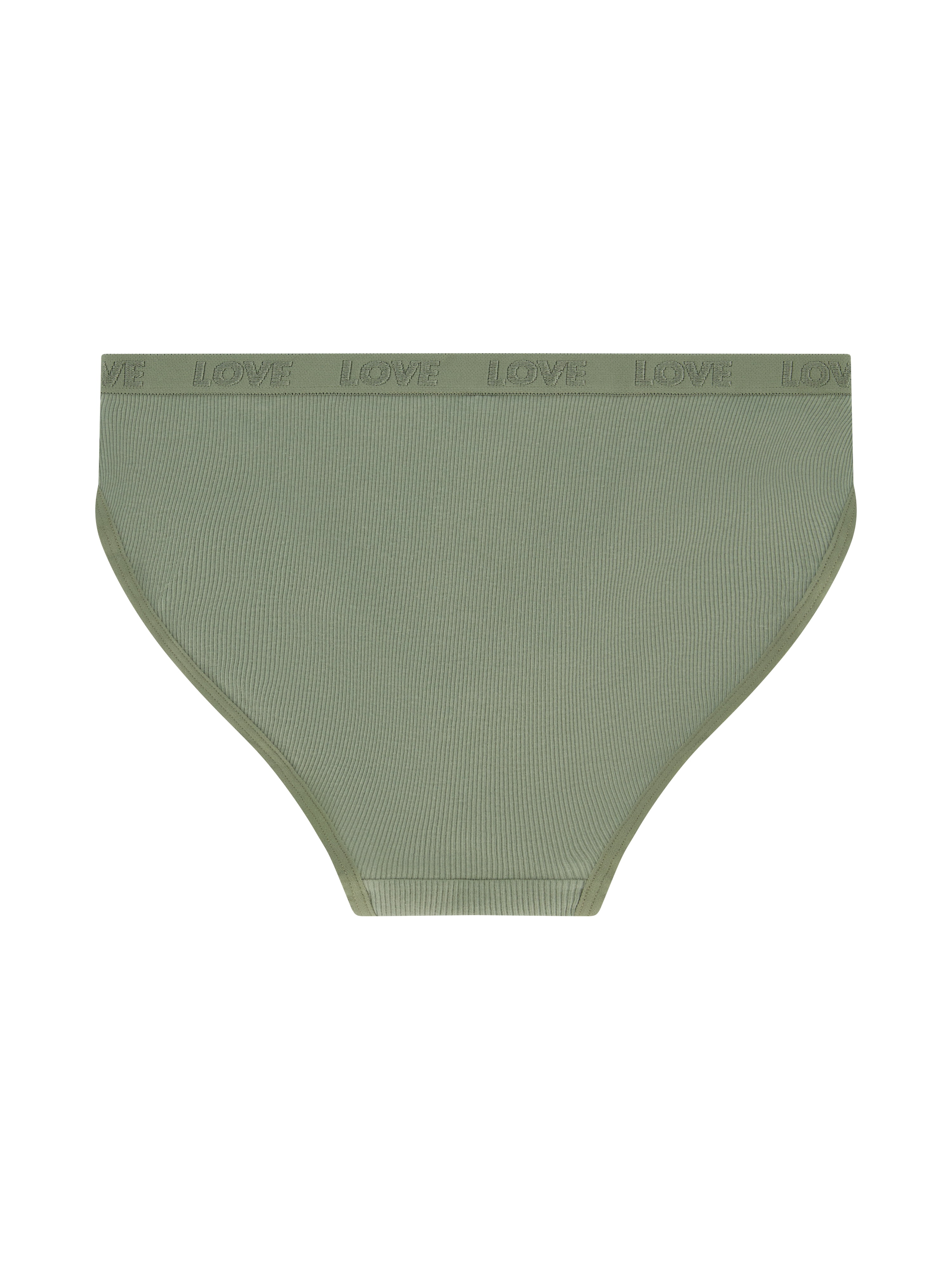 No Boundaries Stretch Ribbed Hi-Cut Cheeky Panties, 5-Pack, Women's