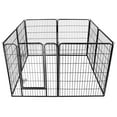 ZENY 39"H 8 Panels Heavy Duty Metal Pet Dog Exercise Pen Kennel Fence