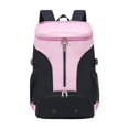 thumbnail image 1 of Lipstore Badminton Backpack Easy Carrying Racquet Carrying Bag Convenient Rucksack Tennis Pink, 1 of 8