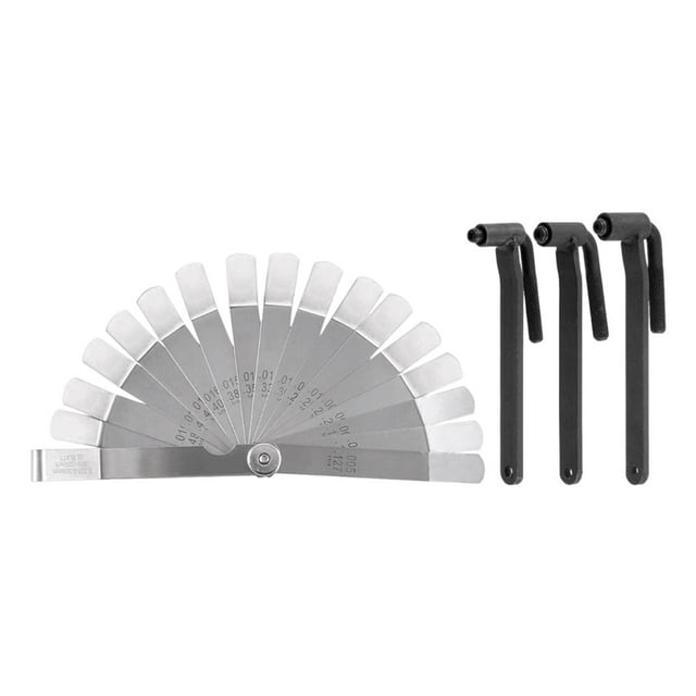 Zorion Feeler Gauge Tool Metric Inch Measurement Vehicle Maintenance Automotive Repair Style B