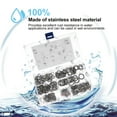 thumbnail image 3 of unbranded 390 Pcs Ensemble de Rondelles Dentelées en Acier Inoxydable pour Boulons et Écrous, 3 of 7